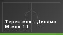 Терек-мол. - Динамо М-мол. 1:1