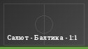 Салют - Балтика - 1:1