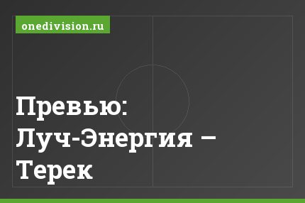 Превью: Луч-Энергия – Терек