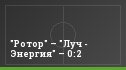 "Ротор" – "Луч - Энергия" – 0:2