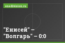 "Енисей" – "Волгарь" – 0:0