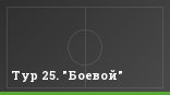 Тур 25. "Боевой"