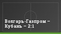 Волгарь-Газпром – Кубань – 2:1
