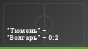 "Тюмень" – "Волгарь" – 0:2