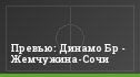 Превью: Динамо Бр - Жемчужина-Сочи