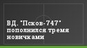ВД. "Псков-747" пополнился тремя новичками