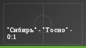 "Сибирь" - "Тосно" - 0:1