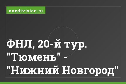 ФНЛ, 20-й тур. "Тюмень" - "Нижний Новгород"
