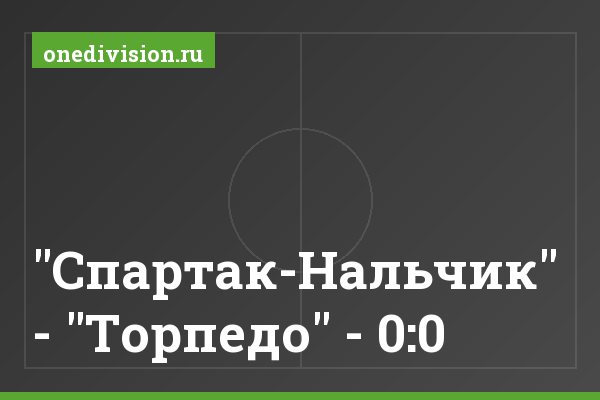 "Спартак-Нальчик" - "Торпедо" - 0:0