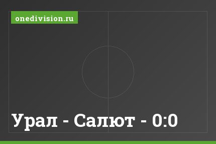 Урал - Салют - 0:0