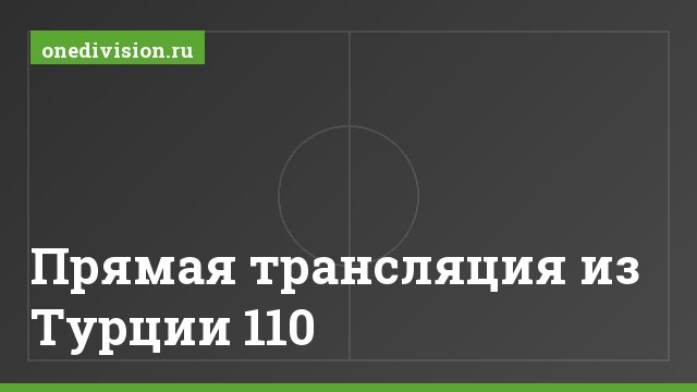 Прямая трансляция из Турции 110