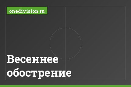 Весеннее обострение
