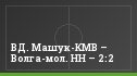 ВД. Машук-КМВ – Волга-мол. НН – 2:2