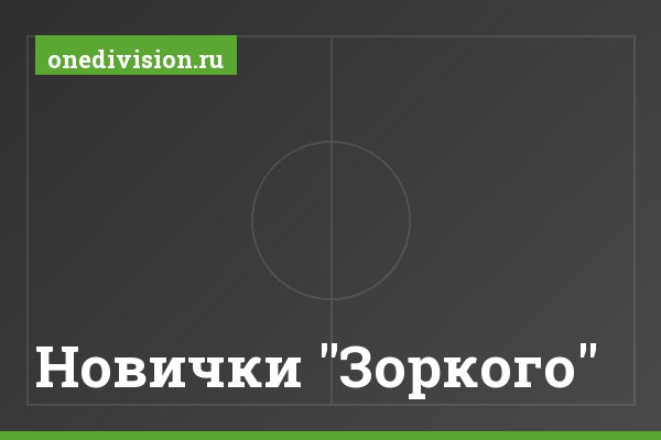 Новички "Зоркого" Новички "Зоркого"