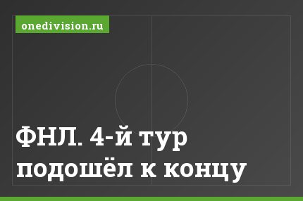 ФНЛ. 4-й тур подошёл к концу