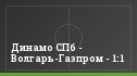 Динамо СПб - Волгарь-Газпром - 1:1
