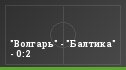 "Волгарь" - "Балтика" - 0:2