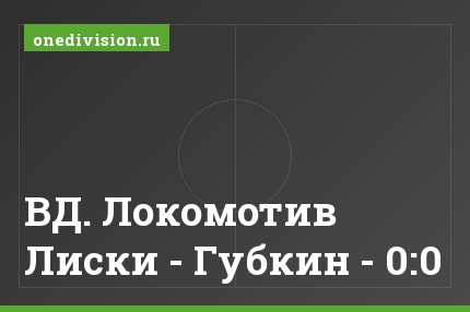 ВД. Локомотив Лиски - Губкин - 0:0