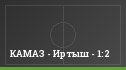 КАМАЗ - Иртыш - 1:2