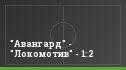 "Авангард" - "Локомотив" - 1:2