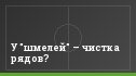 У "шмелей" – чистка рядов?