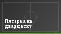 Пятерка на двадцатку