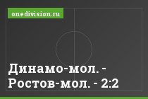 Динамо-мол. - Ростов-мол. - 2:2