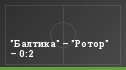 "Балтика" – "Ротор" – 0:2