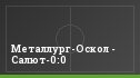 Металлург-Оскол - Салют-0:0