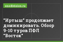 "Иртыш" продолжает доминировать. Обзор 9-10 туров ПФЛ "Восток"