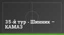 35-й тур - Шинник – КАМАЗ