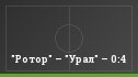 "Ротор" – "Урал" – 0:4