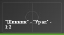 "Шинник" - "Урал" - 1:2