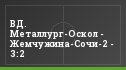 ВД. Металлург-Оскол - Жемчужина-Сочи-2 - 3:2