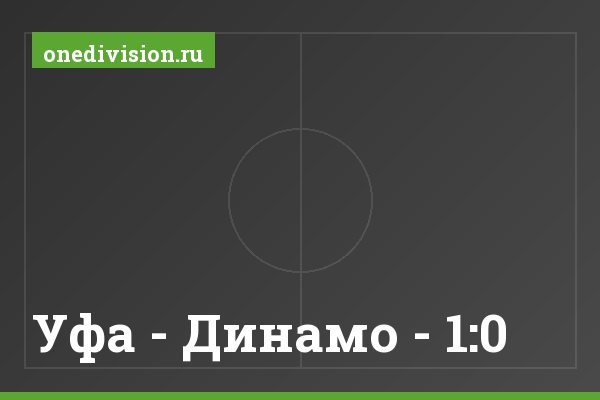Уфа - Динамо - 1:0 Уфа - Динамо - 1:0