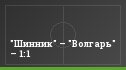 "Шинник" – "Волгарь" – 1:1