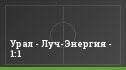 Урал - Луч-Энергия - 1:1
