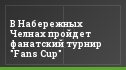 В Набережных Челнах пройдет фанатский турнир "Fans Cup"