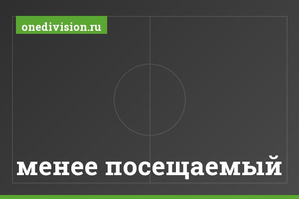 менее посещаемый