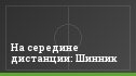 На середине дистанции: Шинник