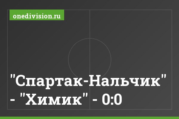 "Спартак-Нальчик" - "Химик" - 0:0