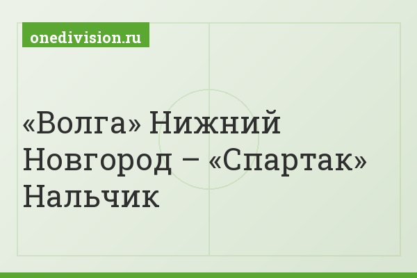 «Волга» Нижний Новгород – «Спартак» Нальчик