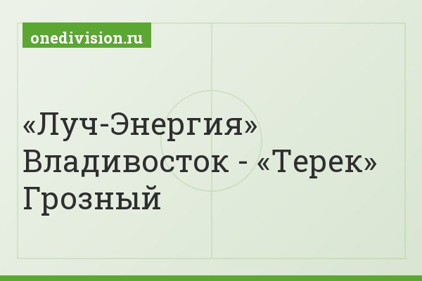 «Луч-Энергия» Владивосток - «Терек» Грозный