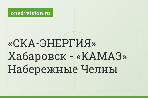 «СКА-ЭНЕРГИЯ» Хабаровск - «КАМАЗ» Набережные Челны