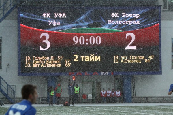 "Уфа" – "Ротор" – 3:2