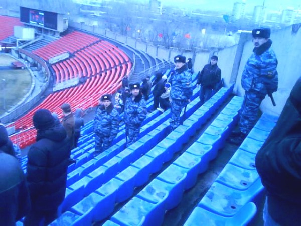 На красноярском стадионе 